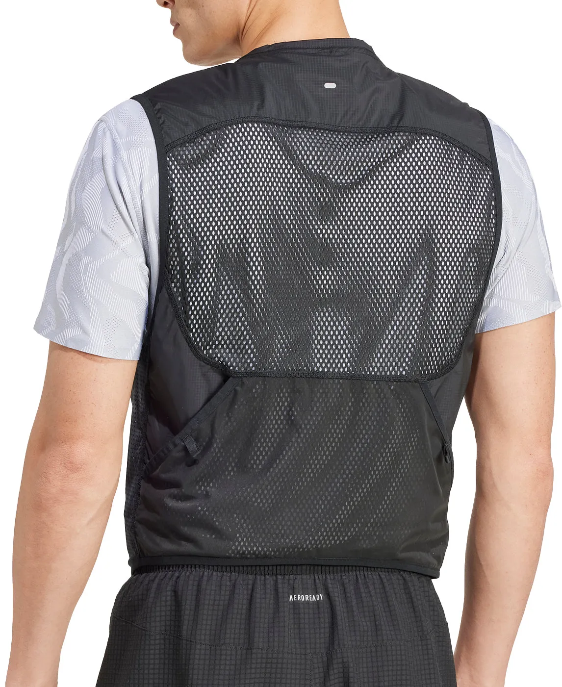 adidas Ultimate Pocket Mens Running Gilet - Black