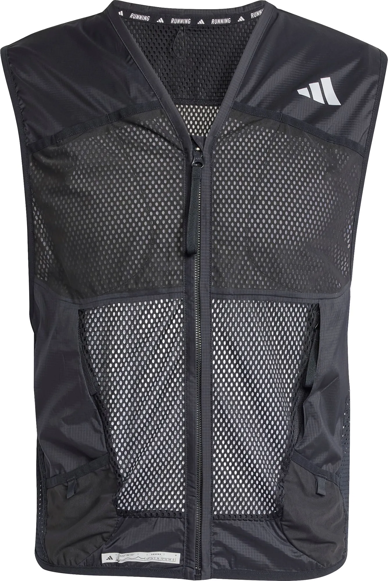 adidas Ultimate Pocket Mens Running Gilet - Black