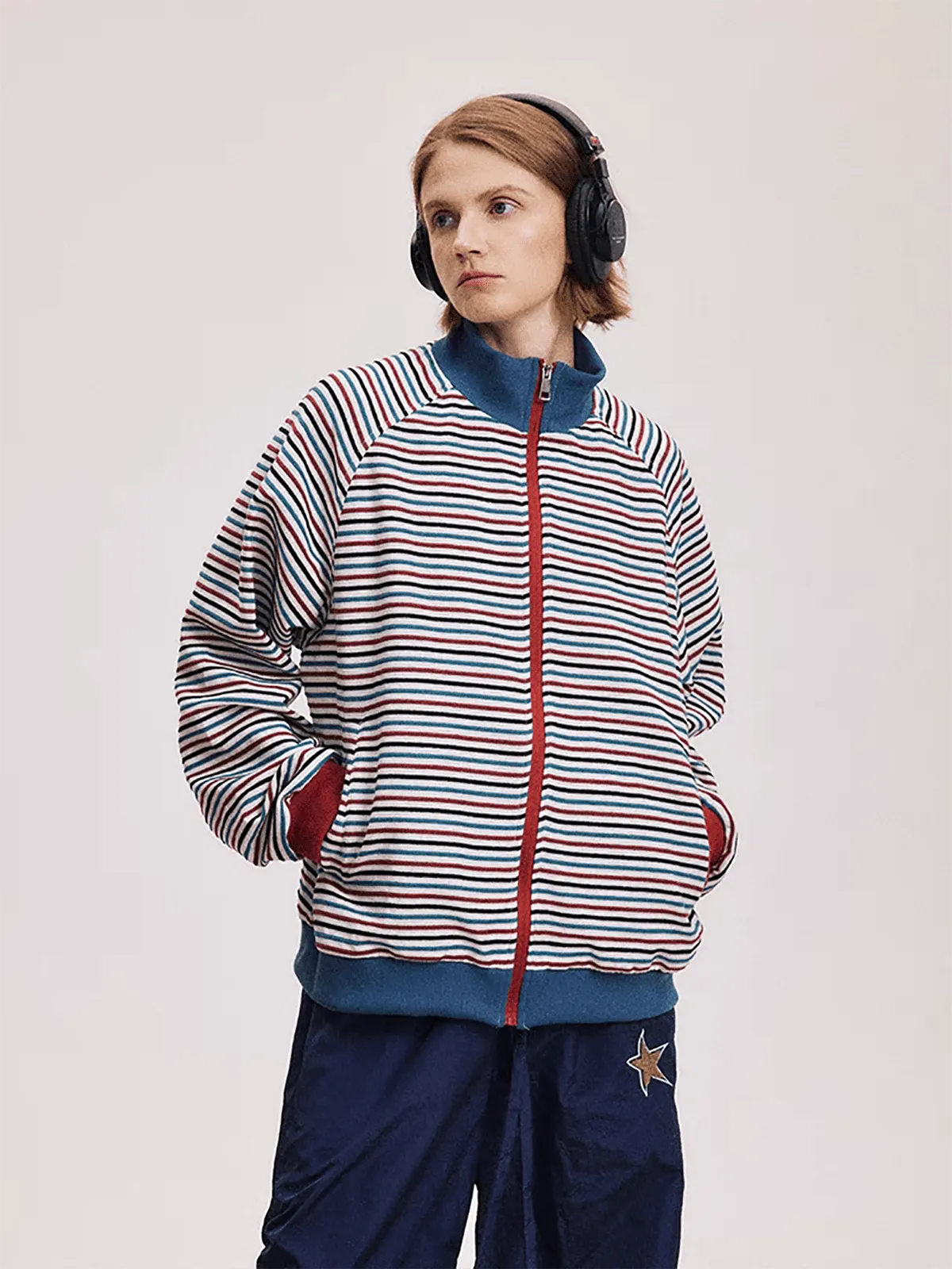 Aelfric Eden Multi Color Stripe Jacket