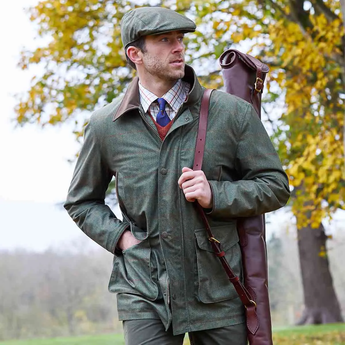 Alan Paine Didsmere Technical Tweed Men's Coat