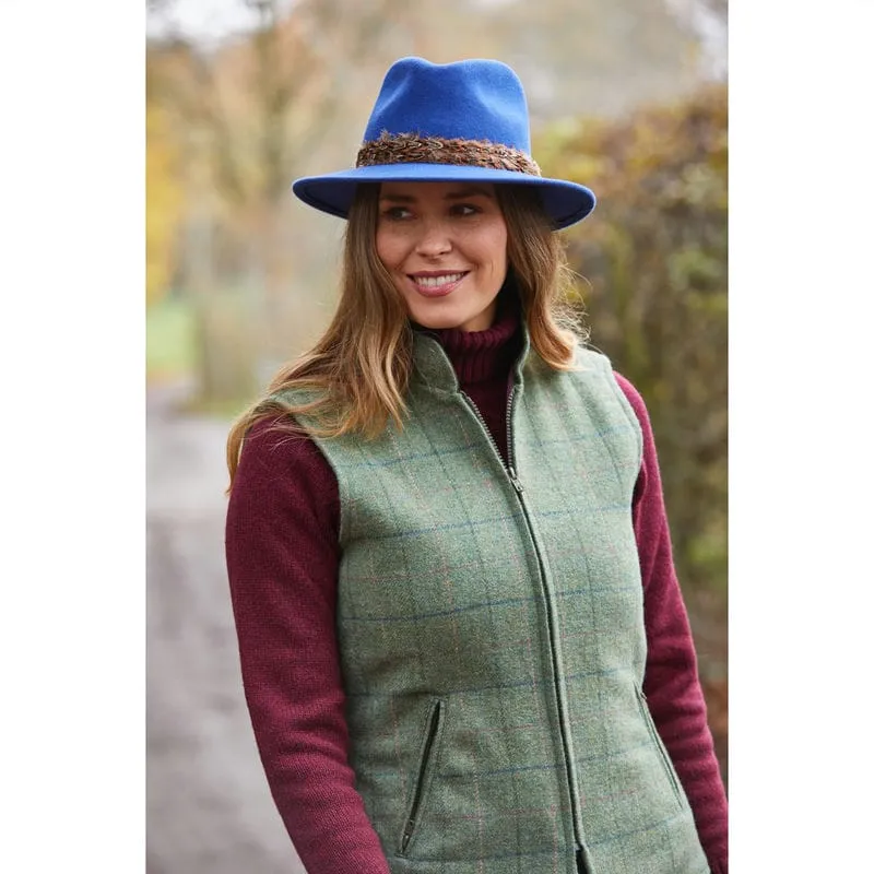 Alan Paine Rutland Ladies Tweed Gilet - Spindle