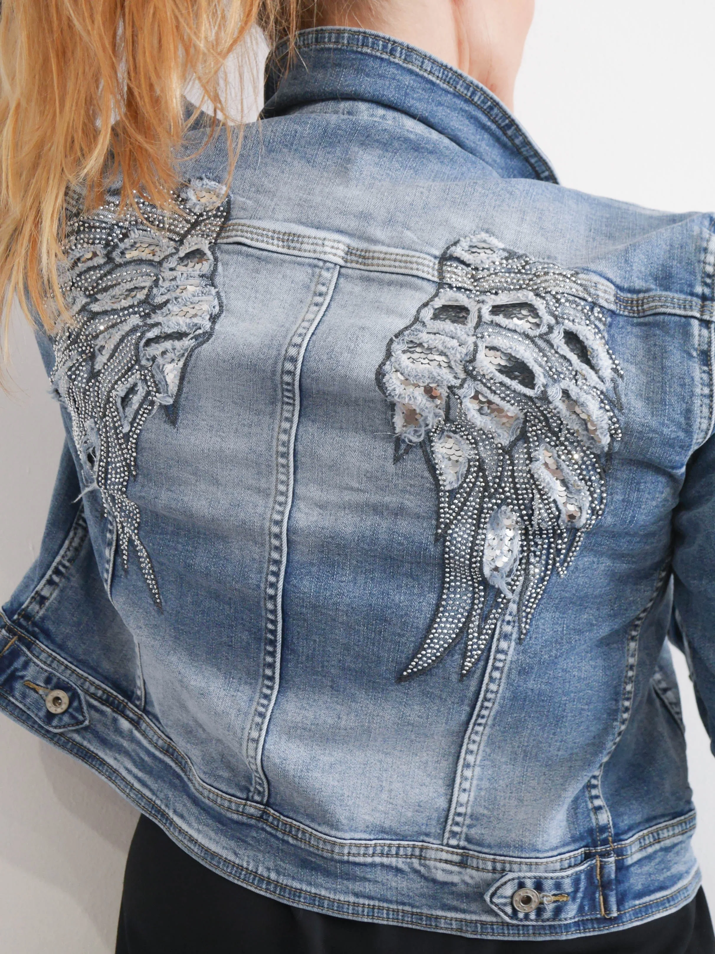 Angel Wings Denim Jacket