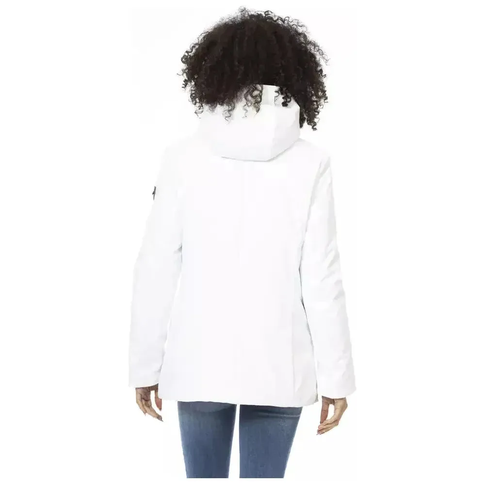 Baldinini Trend White Polyester Women Jacket