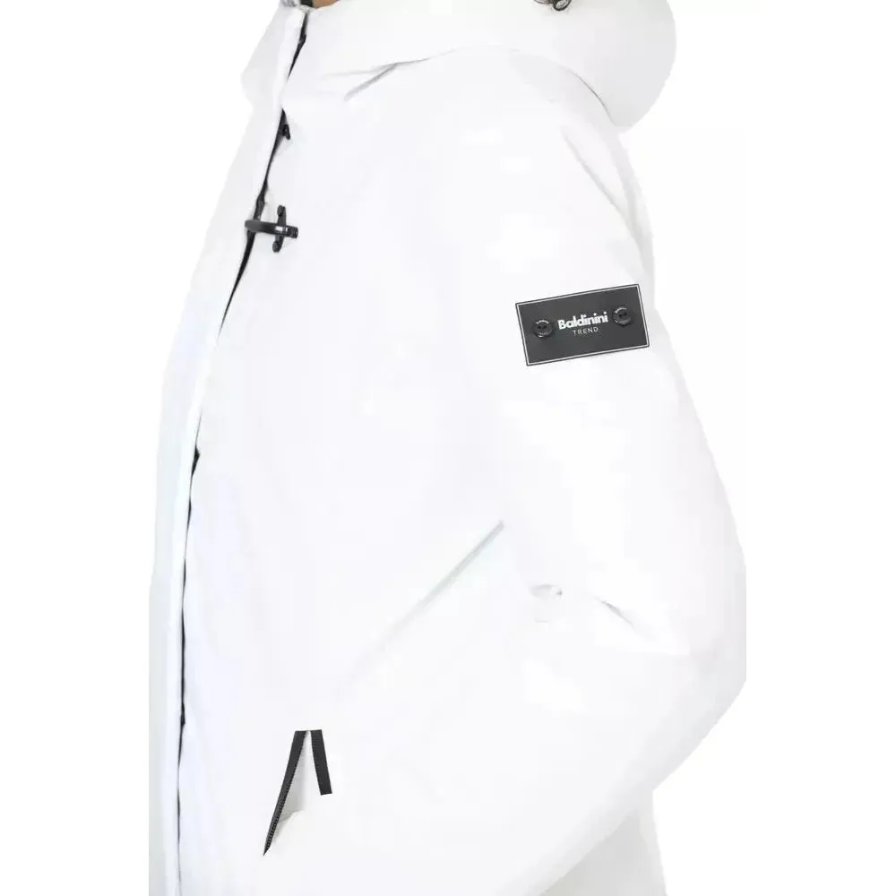 Baldinini Trend White Polyester Women Jacket