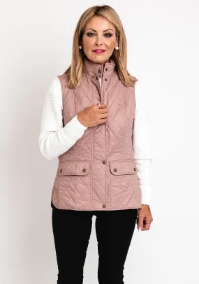 Barbour International Womens Otterburn Gilet, Pink