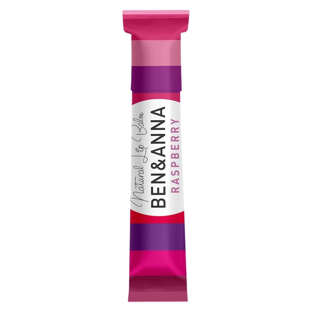 Ben & Anna Vegan Lip Balm - Raspberry