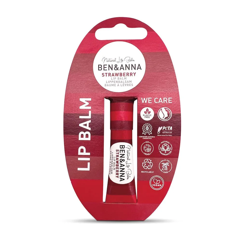 Ben & Anna Vegan Lip Balm - Strawberry