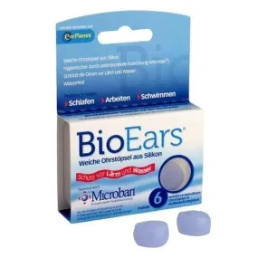 BIOEARS silicone earplugs antimicrobial