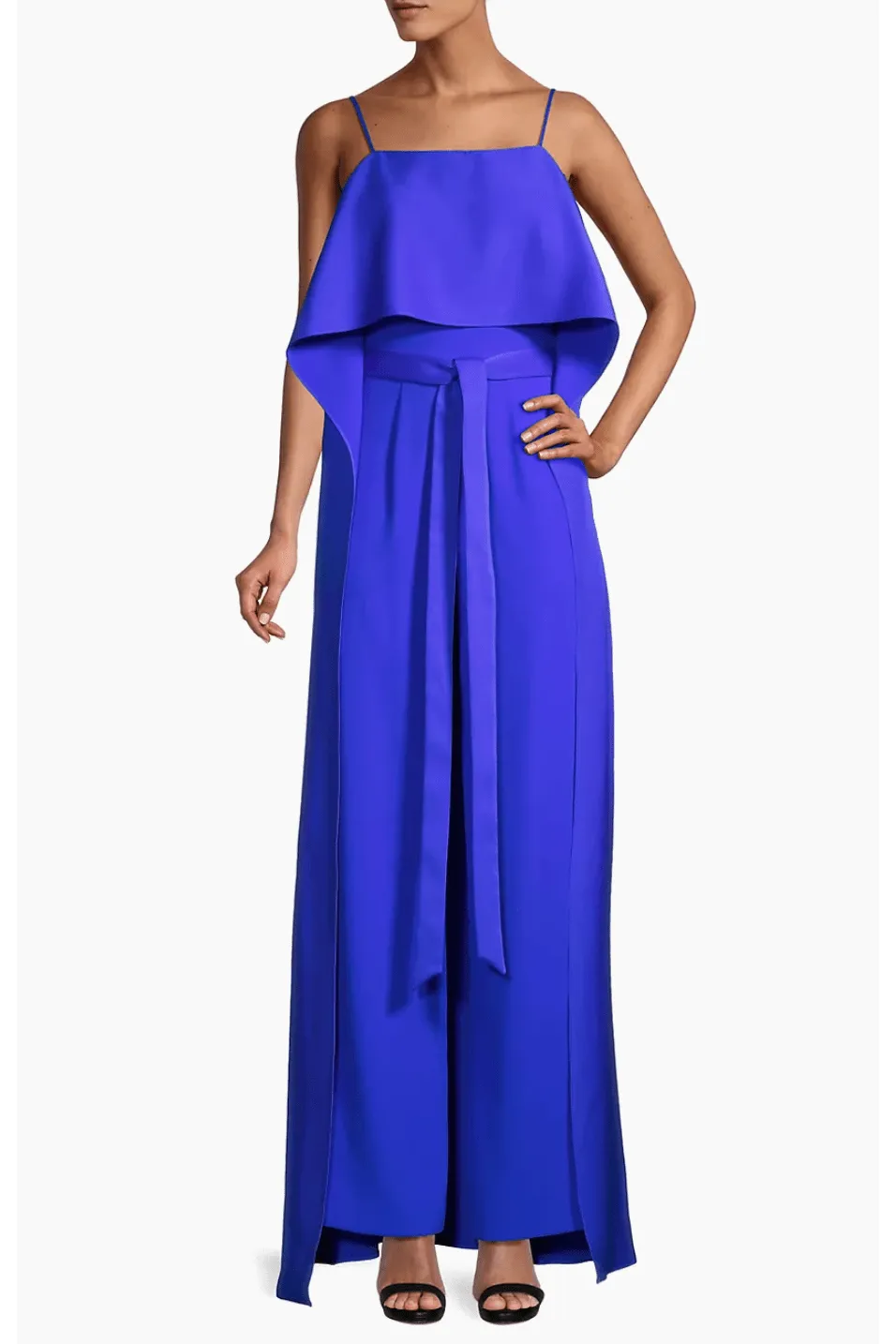 Black Halo Valeria Jumpsuit Blue