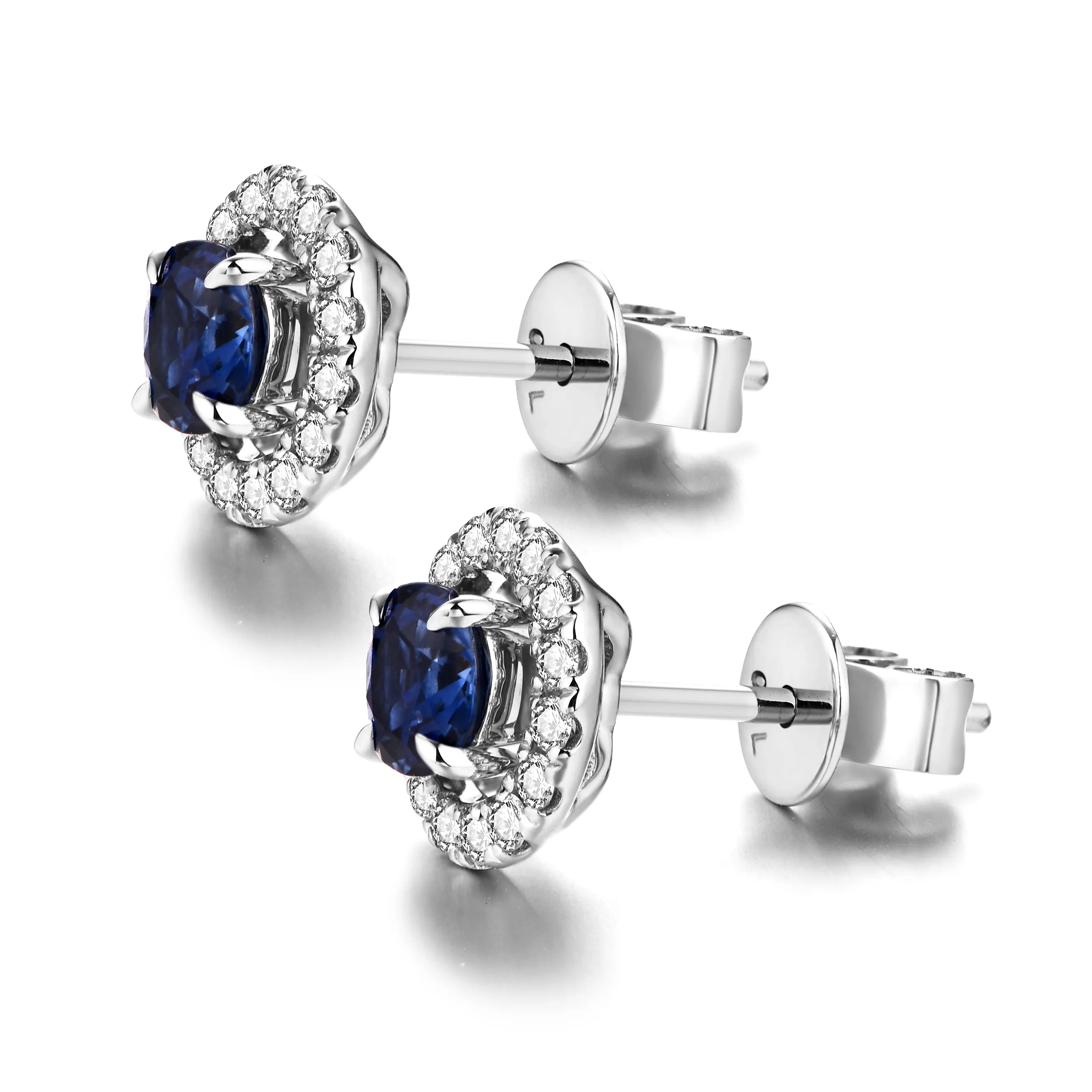 Blue Sapphire Jacket Studs