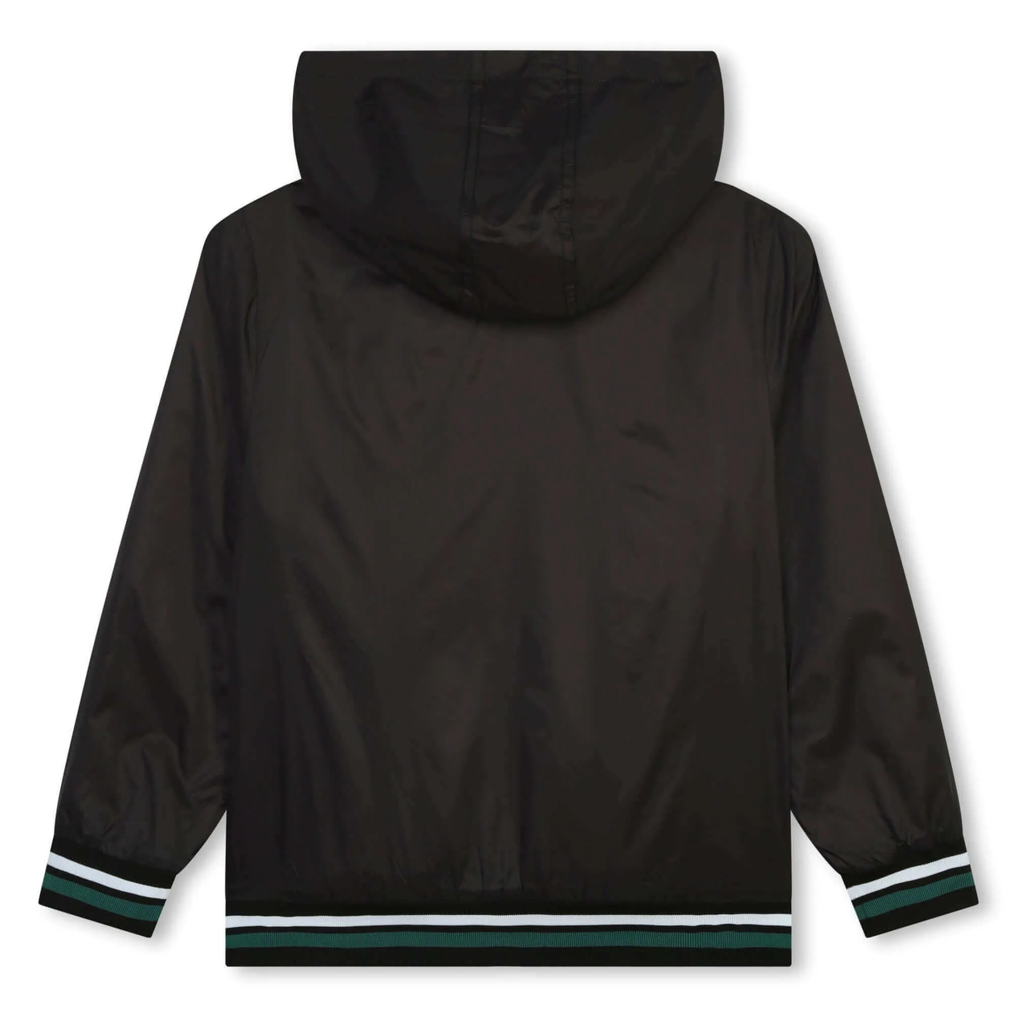 Boys Black Reversible Zip Up Jacket