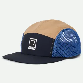 BRIXTON BETA X LP MESH CAMPER CAP - MEDAL BRONZE/TEAL/NAVY