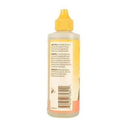 Burt's Bees Ear Cleaner with Peppermint & Witch Hazel for Dogs 4oz