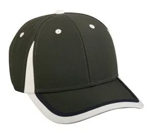 Charcoal Cap with Crown and Visor Inserts