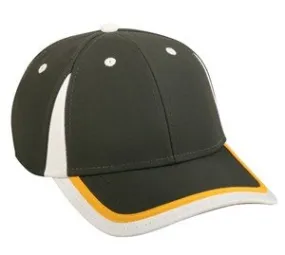 Charcoal Cap with Crown and Visor Inserts