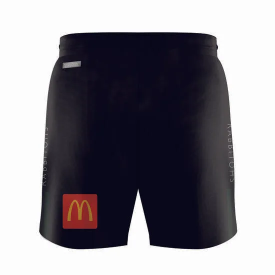 Classic Rabbitohs 2024 Mens Training Shorts Black