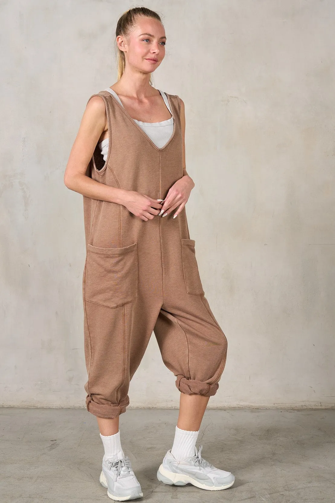 Coffee Soft Jumpsuit