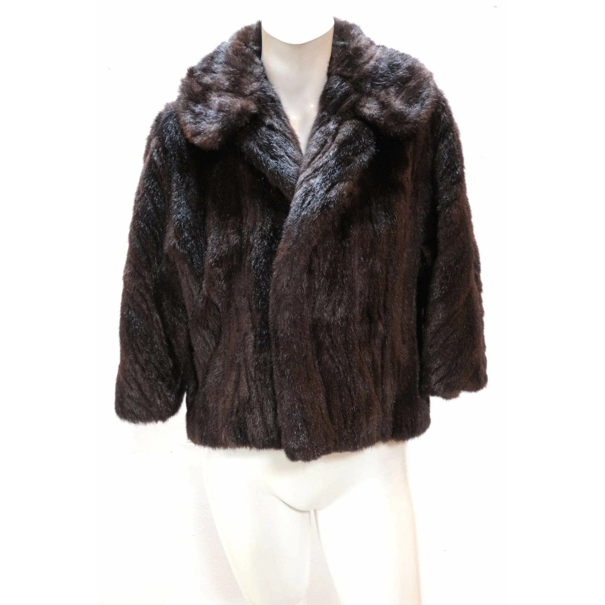 Comme Des Garçons Faux Mink Short Jacket