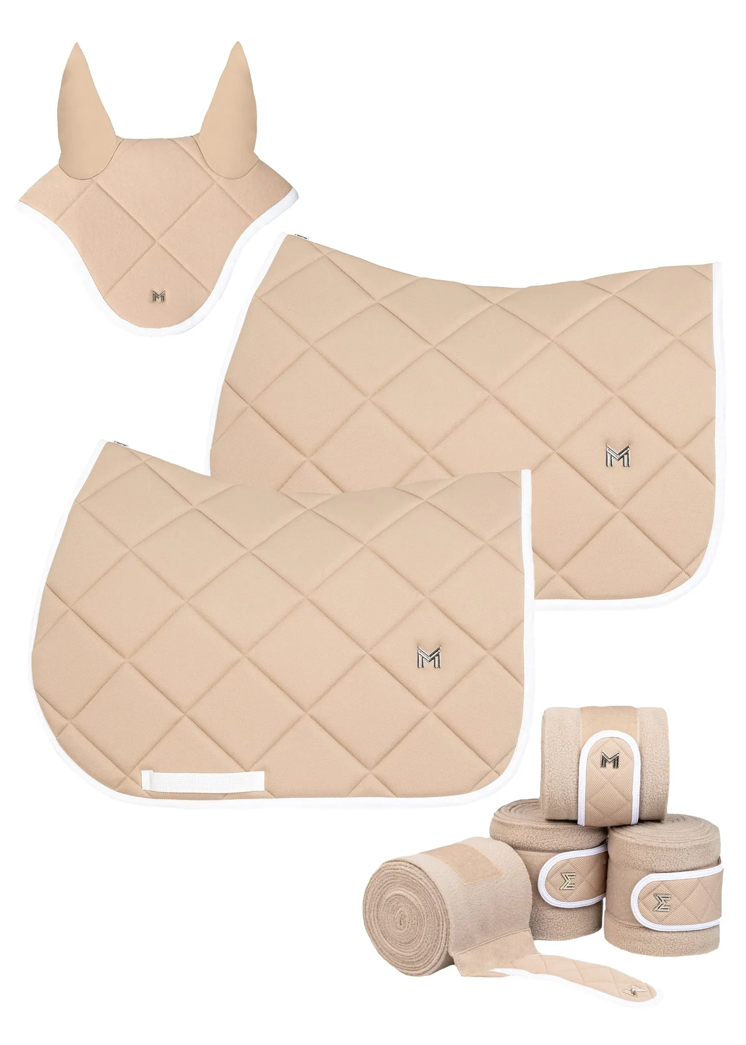 Crew Dressage Saddle Pad (Beige)