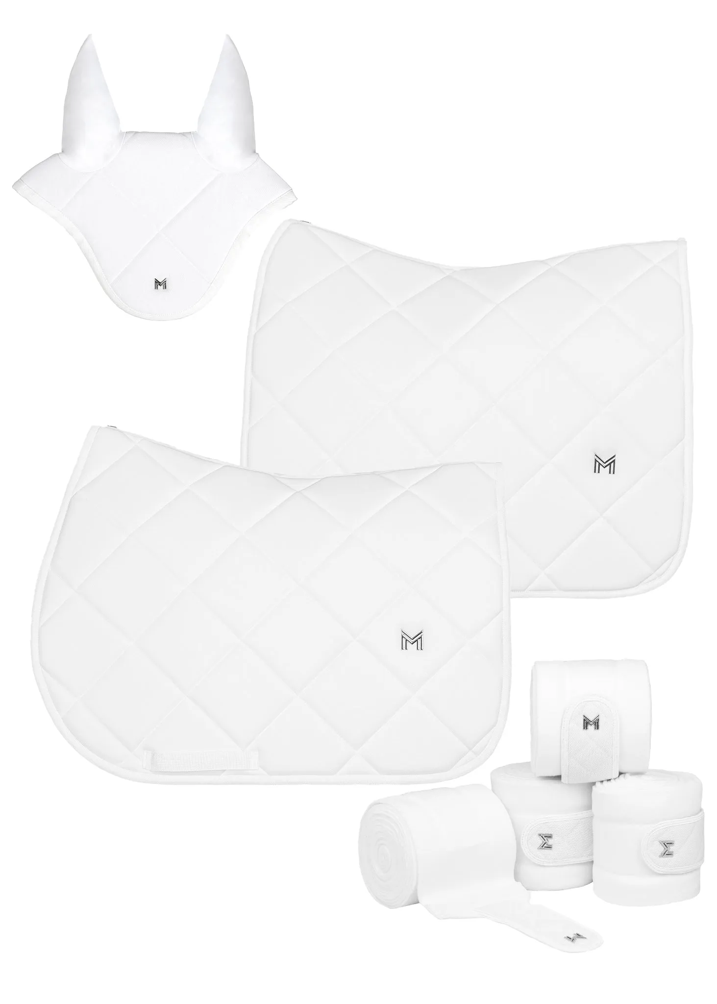 Crew Jumping Saddle Pad (White)
