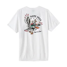 DARK SEAS PELICANS WATCH TEE WHITE