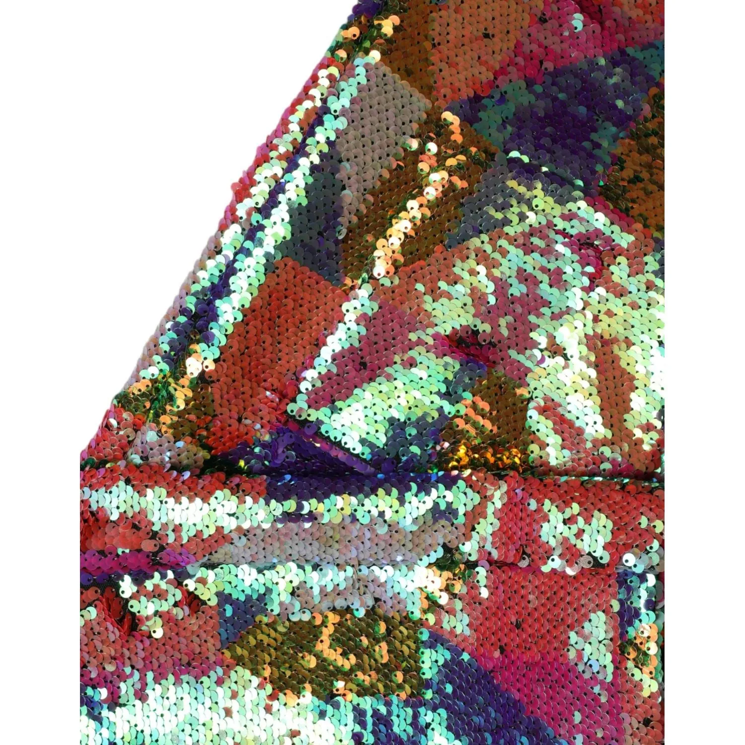 Dolce & Gabbana Multicolor Sequined Long Jacket