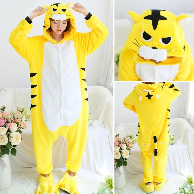 Dragon Onesie Adult Animal Unicorn Pajamas Suit Warm Soft Stitch Sleepwear Onepiece Winter Jumpsuit Pijama Cosplay