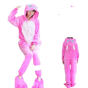 Dragon Onesie Adult Animal Unicorn Pajamas Suit Warm Soft Stitch Sleepwear Onepiece Winter Jumpsuit Pijama Cosplay