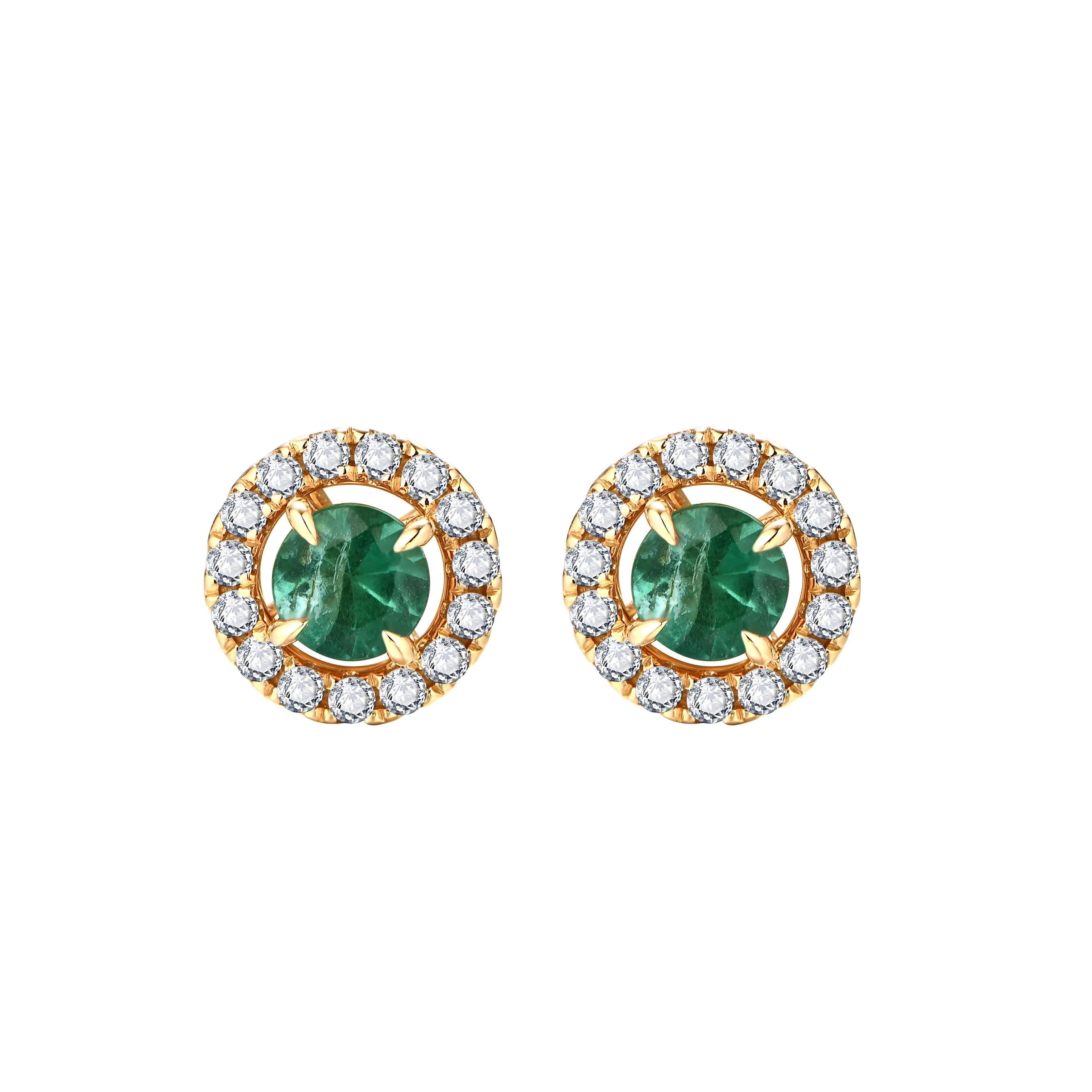 Emerald Jacket Studs