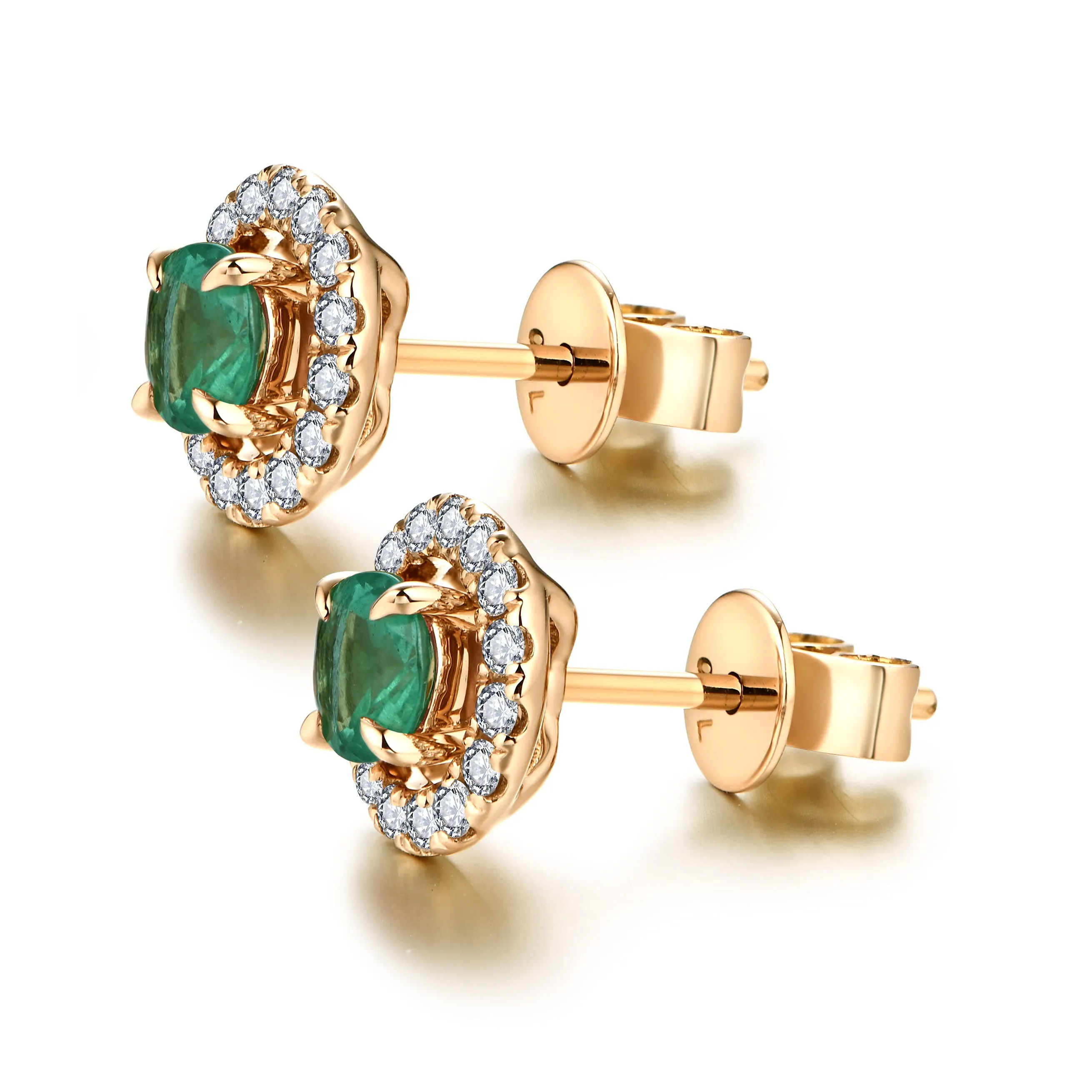 Emerald Jacket Studs