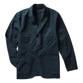 Foundation Sportcoat Organic Navy Twill