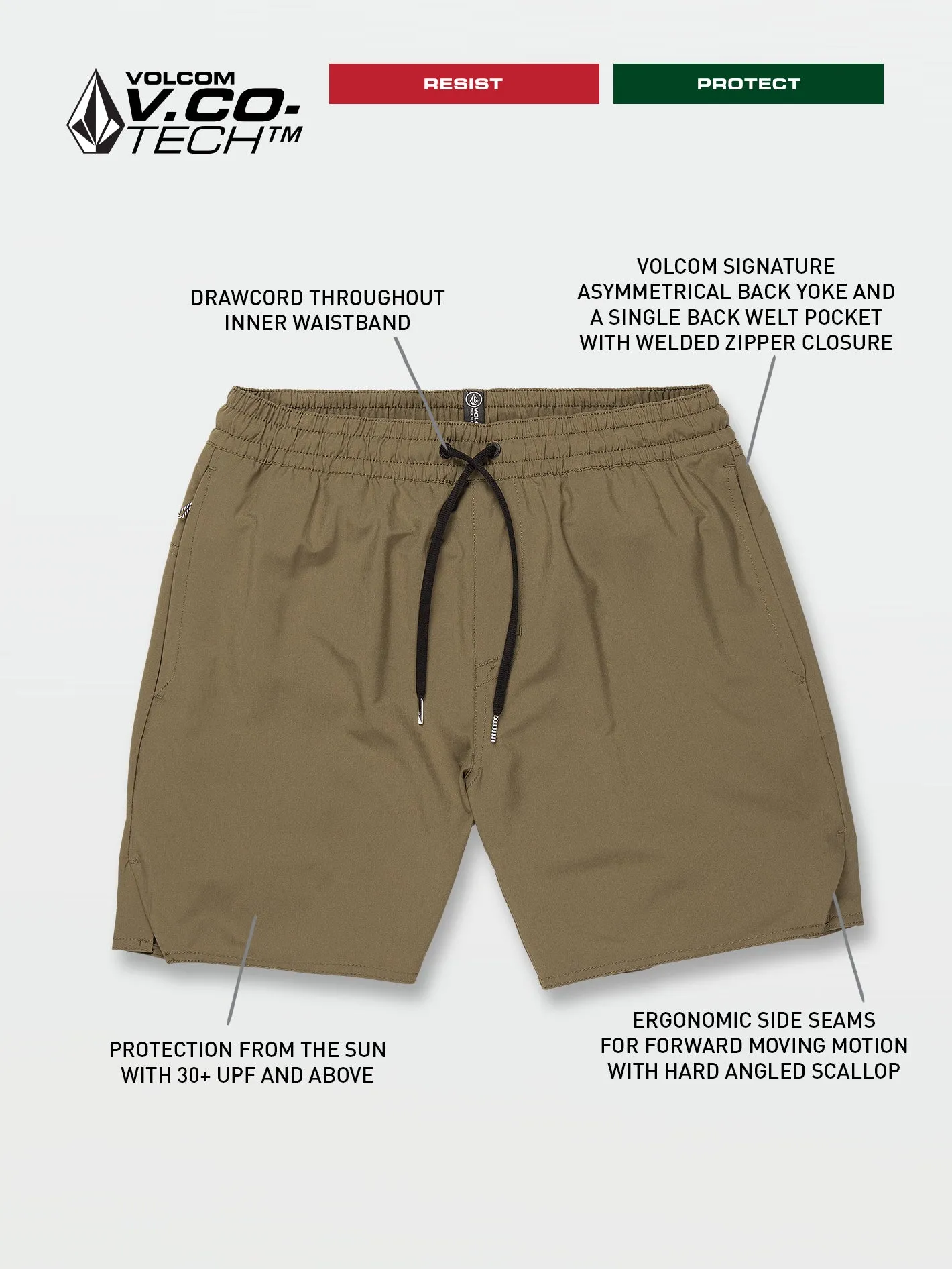 Frickin Ascender Shorts - Winter Moss