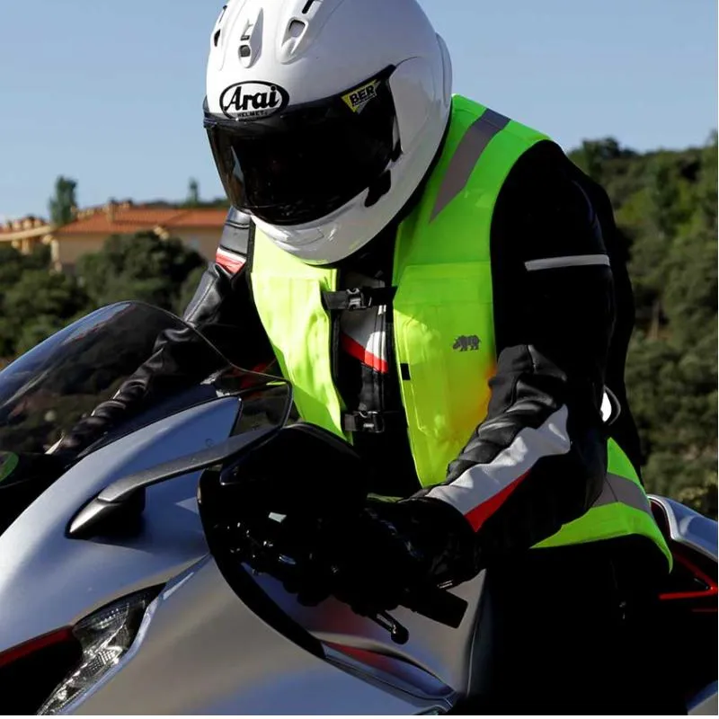 Gilet Airbag Moto | TS4 Jaune