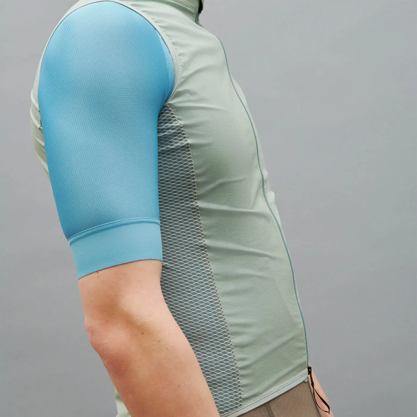 Gilet Pas Normal Studios Mechanism Stow Away - Verde chiaro