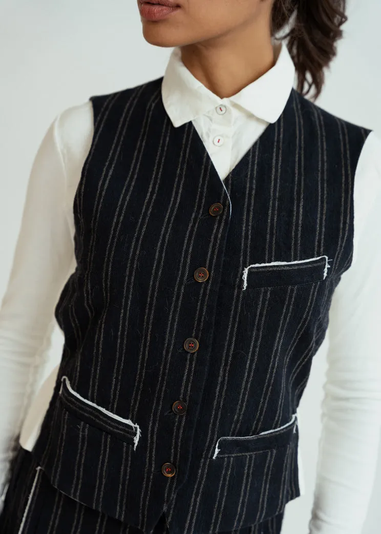 Hannoh Navy Gemma Gilet