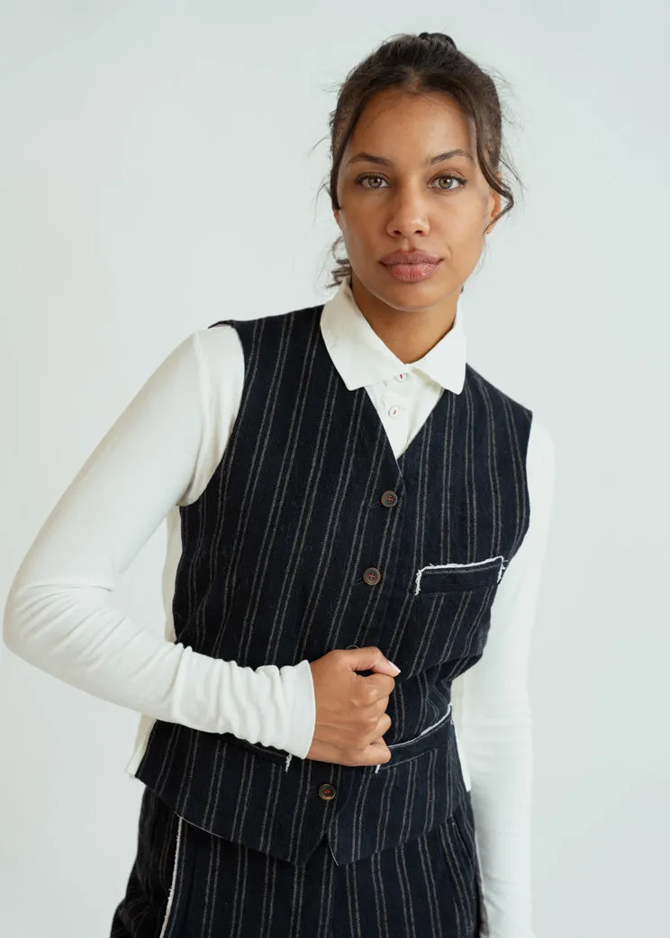 Hannoh Navy Gemma Gilet