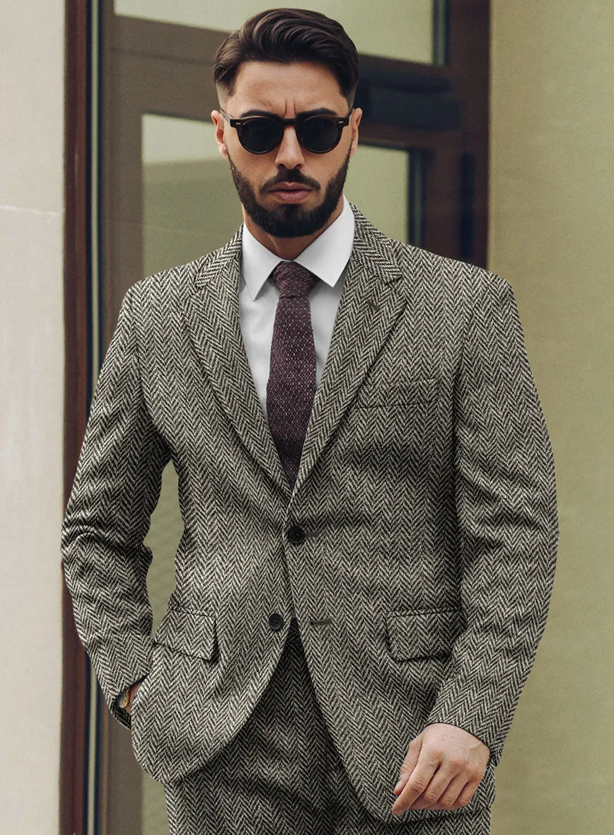 Harris Tweed Vintage Herringbone Jacket