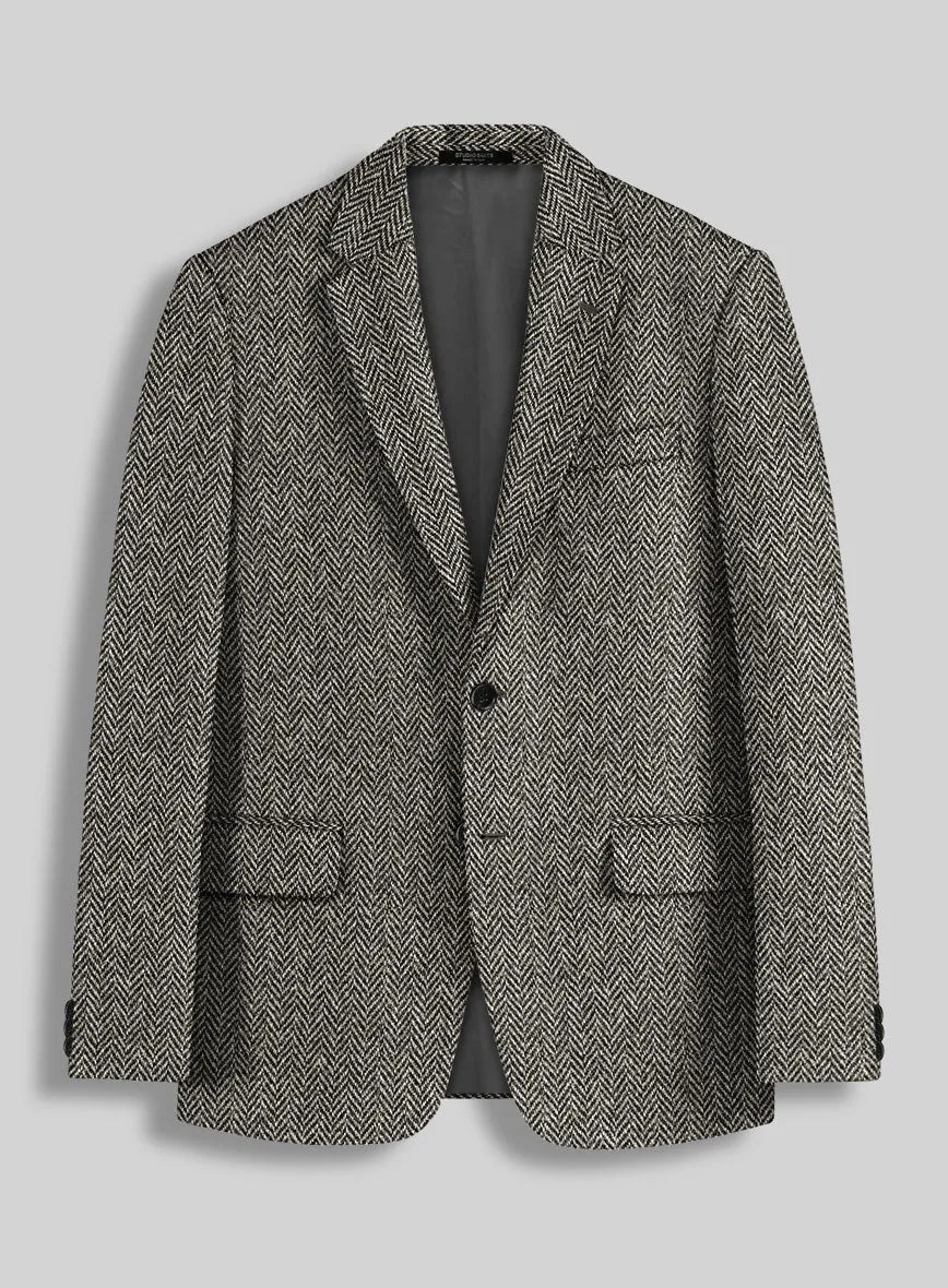 Harris Tweed Vintage Herringbone Jacket