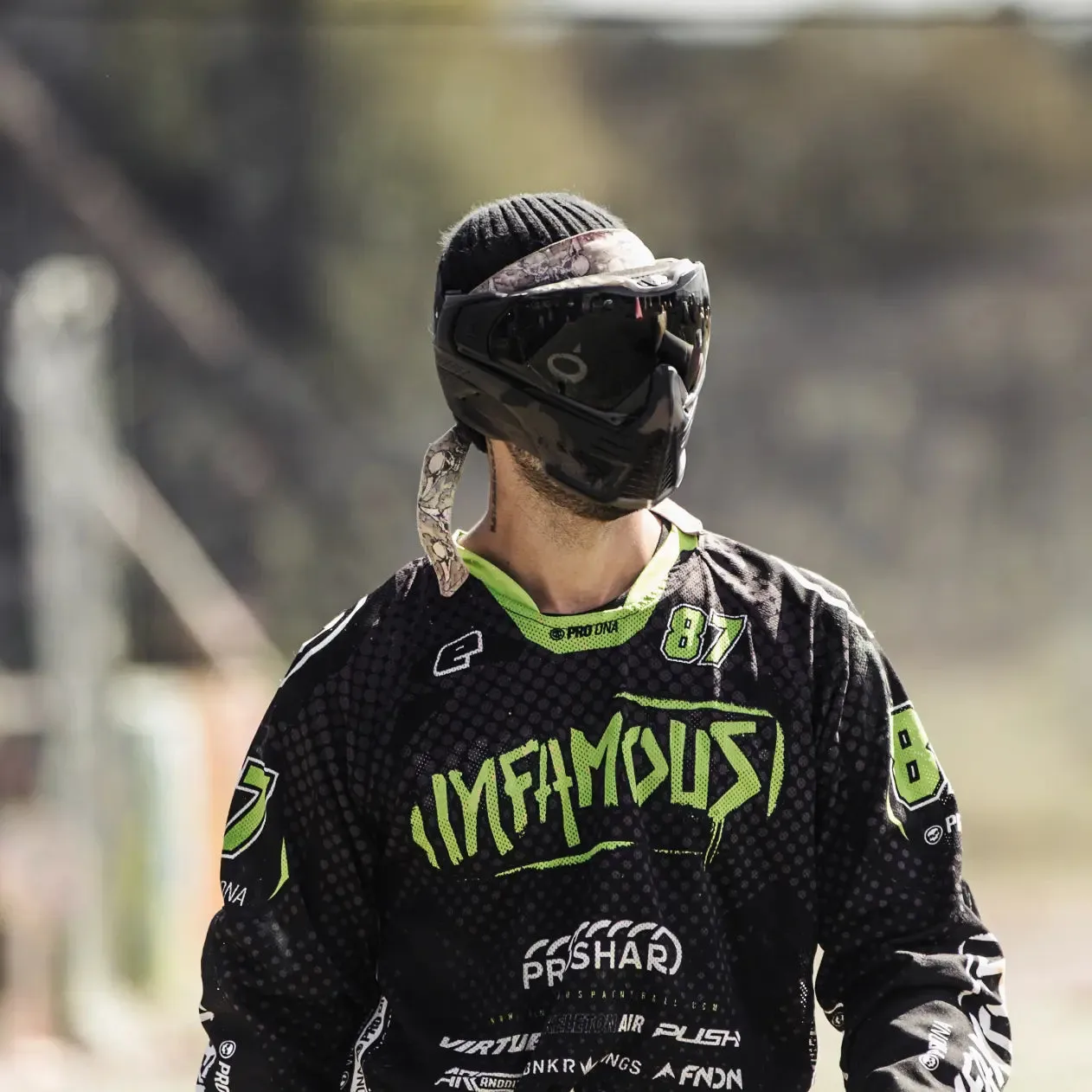 INFAMOUS PUSH UNITE GOGGLE- SMOKE SKULL