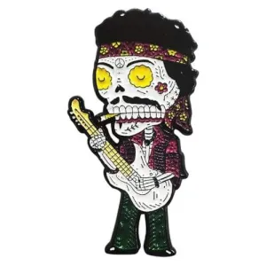 Jimi Hendrix: Enamel Pin - Fresh Prints of CT