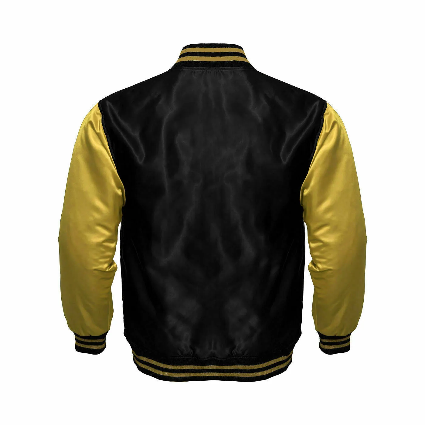 Kids Satin Jacket Black/Gold