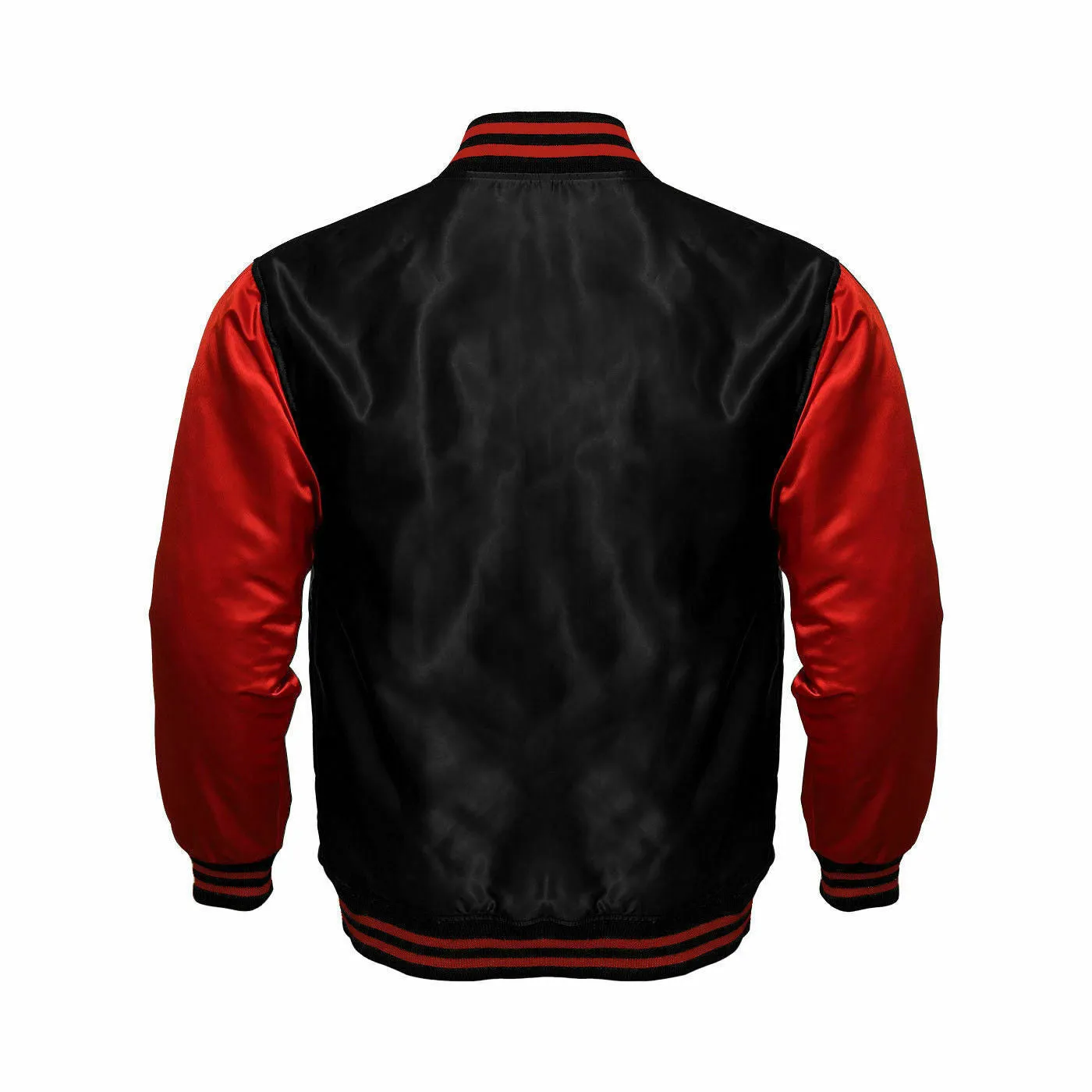 Kids Satin Jacket Black/Red