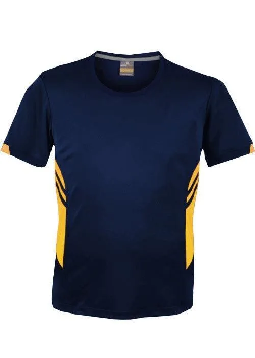 Kids Tasman Tee Navy/Gold