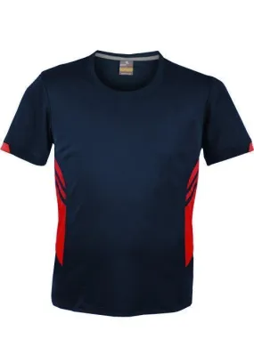 Kids Tasman Tee Navy/Red