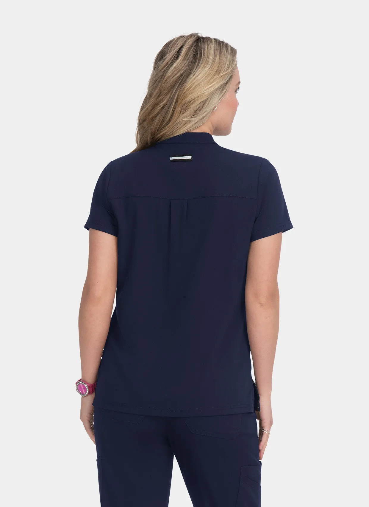 Koi Next Gen Driven Scrub Top - Navy