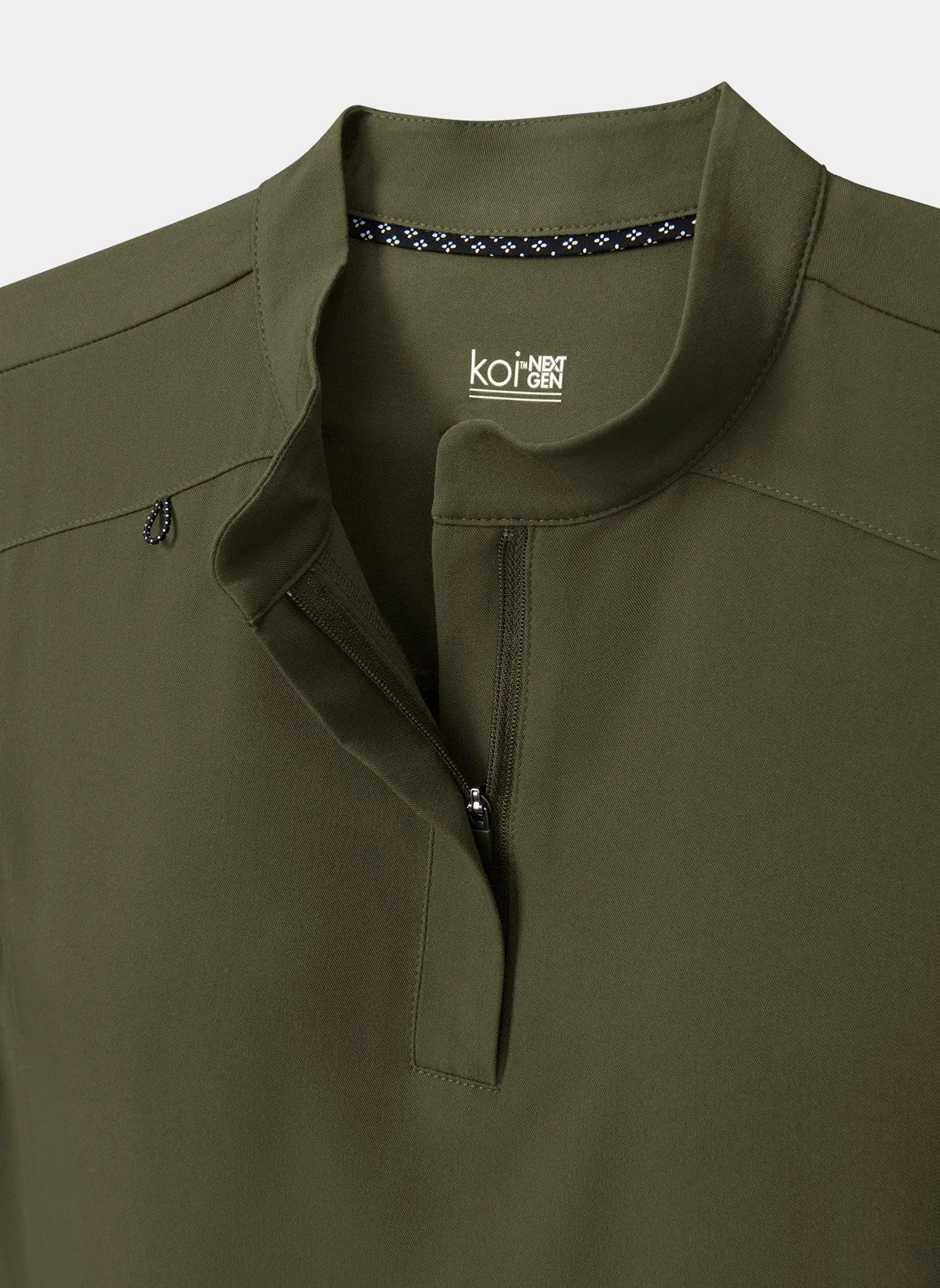 Koi Next Gen Driven Scrub Top - Olive