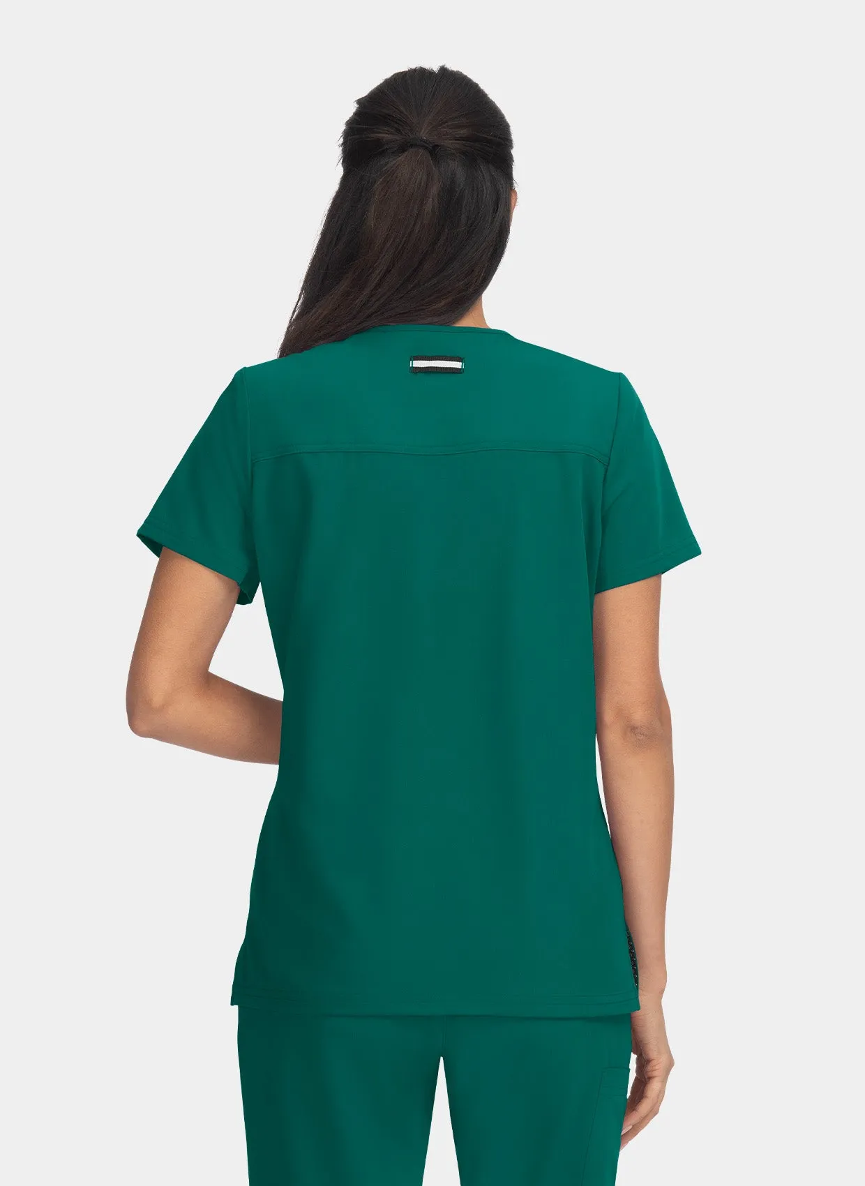 Koi Next Gen Hustle And Heart Scrub Top - Hunter