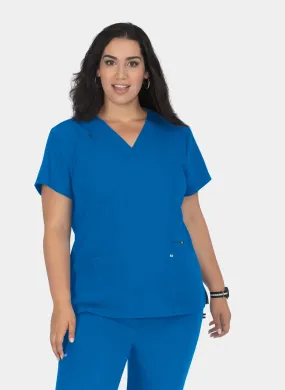 Koi Next Gen Hustle And Heart Scrub Top - Royal