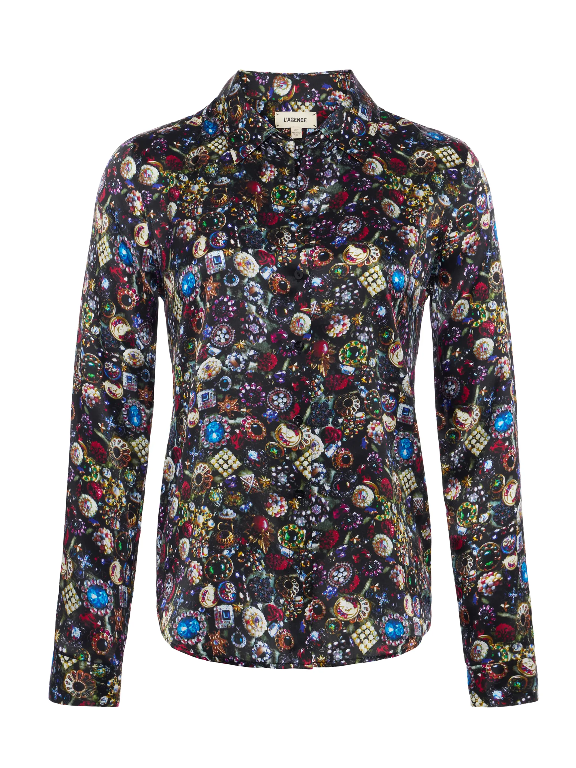 L'AGENCE Tyler Silk Blouse