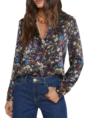 L'AGENCE Tyler Silk Blouse